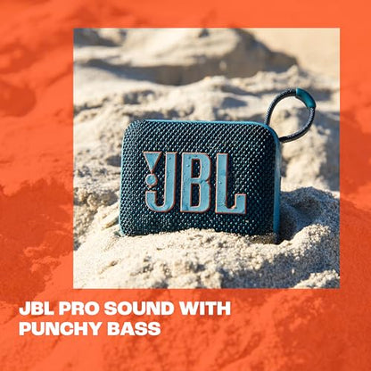 JBL Go 4 - Ultra-Portable Bluetooth Speaker - Pink | Ultra-portable JBL Pro Sound with punchier bass, Up to 7 hours of playtime plus 2 hours with Playtime Boost - color: Pink