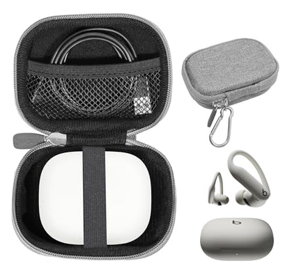 Case for Beats Powerbeats Pro 2 Earbuds (Tweed Gray) - color: Tweed gray