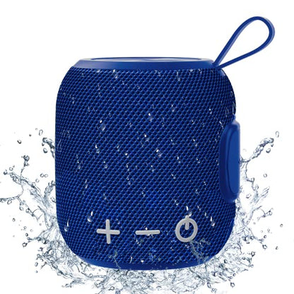 Portable Bluetooeh Speaker Wireless Mini IPX7 Waterproof Speaker 24H Playtime 360° Stereo Surround Sound Bass Small Speakers for Outdoor Travel(Blue)