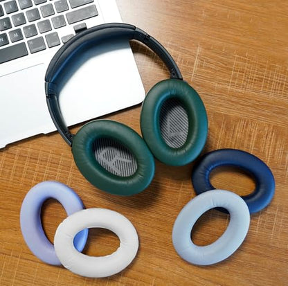 GEVO Premium Replacement Ear Pads for Bose QC35 & QC35ii Headphones - Green | Fits QuietComfort 35 & 35ii / SoundLink 1&2 AE（Over-Ear）- Soft Protein Leather · Adaptive Memory Foam and Extra Durable - color: Green
