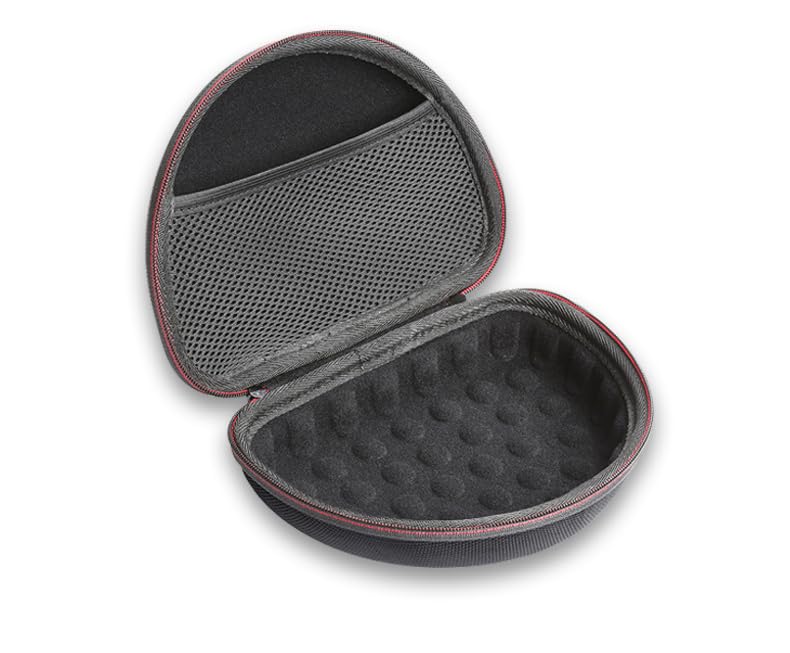 Hard Travel Headphone Case for Sony MDRZX110NC, MDRZX110AP, MDR-ZX310AP, MDR-ZX110 ZX Series/JBL Tune 510BT 500 660NC, Live 460NC, Foldable On-Ear Headphones Headset Case Storage Bag (Black+Black) - color: Black+Black