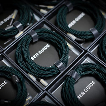 4.4mm Headphone Cable High Purity Copper Plated with Gold Foil Replacement Cable Compatible with Hifiman Sundara,Ananda,Arya,He400se,1.5m,Dual 3.5mm to 4.4mm