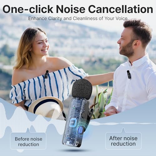BOYA BY-V4D Wireless Lavalier Microphone for iPhone iPad with Charging case, 18H Battery Life, 650ft Range, 4-Channel Omnidirectional Noise Canceling Lapel Mics for Video Recording Interview Vlog - size: 4TX+Lightning RX+1CC