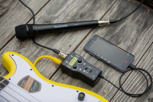 Saramonic SmartRig+UC 2-Channel USB-C Audio Interface w/XLR, 1/4" & 1/8" Inputs & Headphone Out for iPhone 15, Android Mobile Devices, Computers, New iPad & More