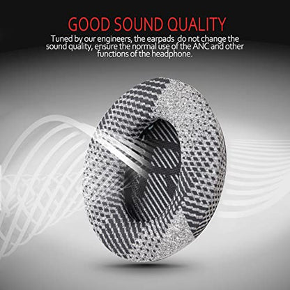 Instant-Chill Professional Bose Headphones Ear Pads, Fits Bose QuietComfort 35 ii /QC35 /QC25 /QC2 /QC15 /Ae2 /Ae2i /Ae2w /SoundTrue & SoundLink(Over-Ear), Cooling-Gel by Krone Kalpasmos – Black Scrim - color: Cooling-Gel Black