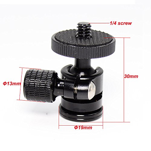 koolehaoda 3/8 Mini Ball Head for Camera Tripod Monopod (3/8 Ball Head) - size: 3/8-ballhead