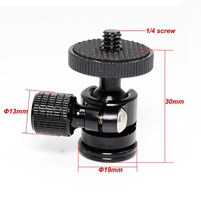 koolehaoda 3/8 Mini Ball Head for Camera Tripod Monopod (3/8 Ball Head) - size: 3/8-ballhead