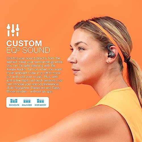 JLab Epic Air Sport ANC Gen 2 True Wireless Bluetooth Earbuds, Headphones for Working Out, IP66 Sweatproof, 15-Hour Battery Life +55-Hour Charging Case, Music Controls, 3 EQ Sound Settings - style: ANC Gen 2