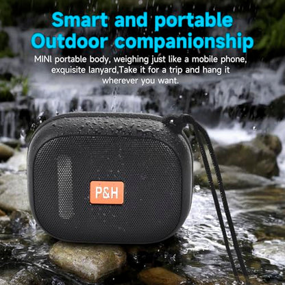 Portable Bluetooth Speaker, Small Speakers Bluetooth Wireless, IPX7 Waterproof Bluetooth Speaker Suitable for in Bathroom, Pools, Boating and Hiking Black