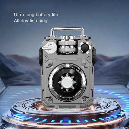 Yoidesu Portable Bluetooth Speaker, Miniature Wireless Speaker with Powerful Bass and Clear Sound, IPX5 Water Proof, Built in 1500mAh Battery for 16 Hours Playtime, for Outdoor