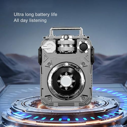 Yoidesu Portable Bluetooth Speaker, Miniature Wireless Speaker with Powerful Bass and Clear Sound, IPX5 Water Proof, Built in 1500mAh Battery for 16 Hours Playtime, for Outdoor