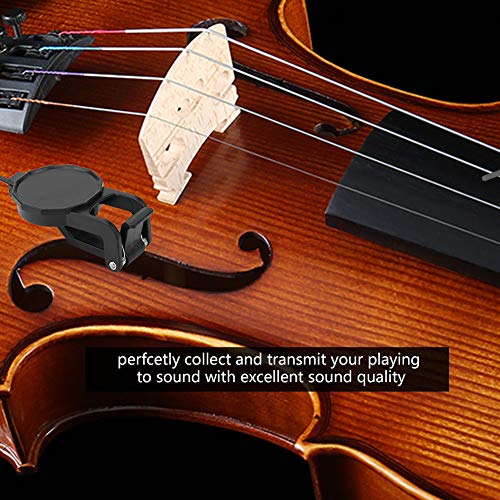 Weiyirot Clip-on Microphone Violin Pickup, Clip-on Mic Pickup, for Violin