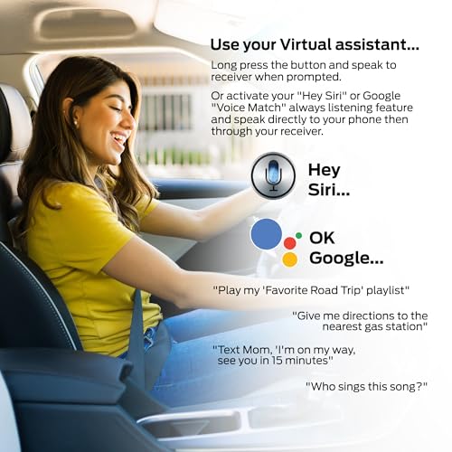 Monster Bluetooth Audio Receiver for Car & Home Stereo, Wireless 3.5 mm AUX Adapter for Speakers & Wired Headphones, Hands-Free Calling, Siri & Google Assistant Compatible