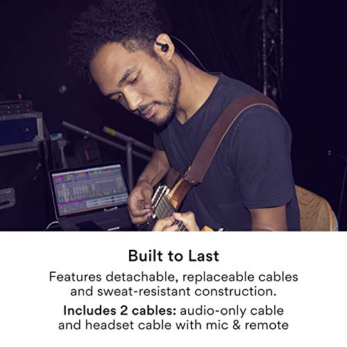 MEE audio Professional MX3 PRO Triple-Driver Hybrid Musician's in Ear Monitor Headphones with Enhanced Midrange and Warm Tonality, Noise Isolating Earphones with Detachable Cables, Black - color: Black, size: MX3 PRO