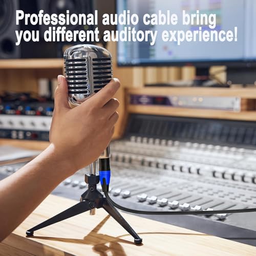 1/4 TRS to Dual XLR Cable, 1/4 Inch (6.35mm) to XLR Dual Y-Splitter Breakout Lead Microphone Cord (1/4 TRS to Dual XLR Female Cable 10 FT) - size: 1/4 Inch TRS to Dual XLR Female - 10 FT