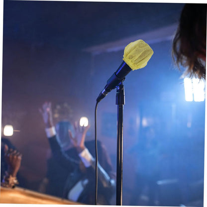 Disposable Non-woven Microphone Cover 120 Pcs for Handheld Mic