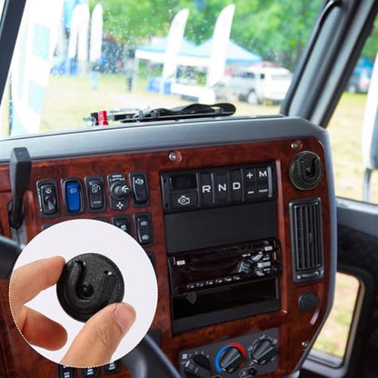 2pcs Cb Radio Mic Holder, Microphone Hanger Round Knob Mic Holder Mount with Adhesive Back Ham Radio Accessories for Alinco Anytone Bao-Feng