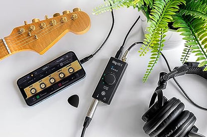 IK Multimedia iRig HD X Guitar Audio Interface - 96 kHz Music Recording, 24-bit, For iPhone, iPad, Mac, iOS, And PC With Lightning Cable, USB-C, Guitar Accessories, Recording Studio Equipment - size: iRig HD X