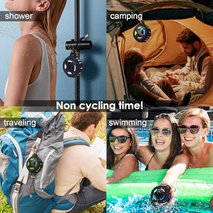 Upgraded, Pro Bike Speaker, with Pro Handlebar Mount, Bluetooth V5.4, IPX7 Waterproof, Silicone Case, Broadcast Navigation,10W Bassup, 15-24H Playtime, Hook, Bicycle, Motorcycle, Bike Accessories
