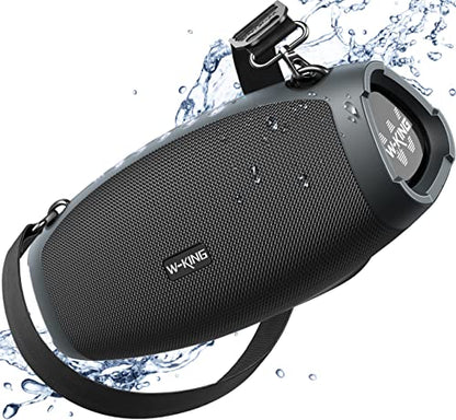 W-KING Bluetooth Speaker, 120W Peak IPX6 Outdoor Loud Portable Speakers