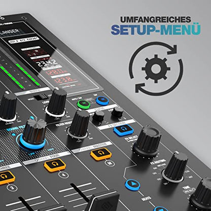 Reloop RMX-95 DJ Club Mixer with FX and Dual USB Audio Interface