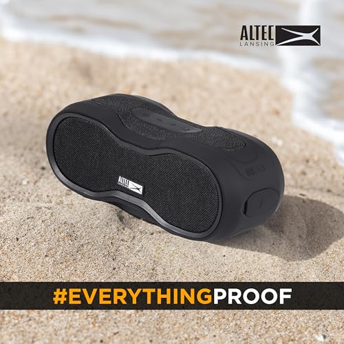 Altec Lansing - Portable Bluetooth Speaker, Waterproof IP67 - color: Black, size: Medium