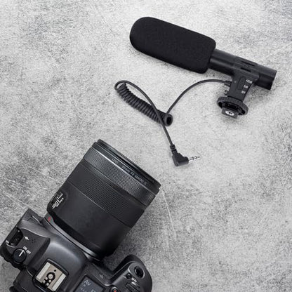 Deco Gear Universal Mini Condenser Shotgun Microphone for Digital Cameras