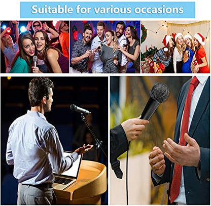 100PCS Microphone Cover Disposable Non-Woven Microphone Windscreen Protective Cap Karaoke Mic Cover for KTV Home Karaoke Bar News Interview