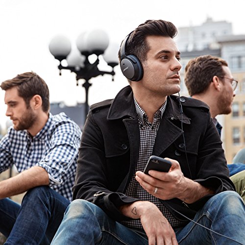Bose QuietComfort 25 Acoustic Noise Cancelling Headphones (Apple Devices, Black) - color: Black