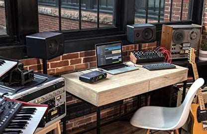 Motu M4 4x4 USB-C Audio Interface | Recording, mixing and podcasting with 4x4 USB-C connectivity, MIDI I/O and low latency monitoring