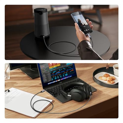 UGREEN USB C to Aux 3.5mm Car Audio Cable TRRS Male Headphone Cord 6.6FT | HiFi DAC 96KHz/24bit, Mic & In-Line Control, TRRS, Compatible with iPhone 17 16 Pro Max Galaxy S26 Pixel 10, for Car Speaker - size: 6.6FT