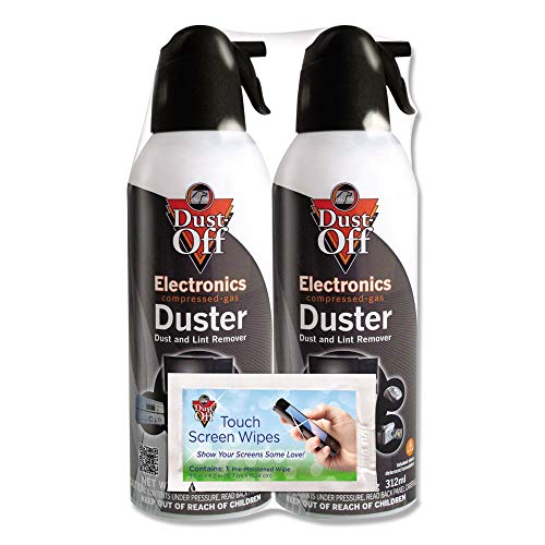Dust-Off Disposable Compressed Gas Duster, 10 oz Cans, 2 Pack