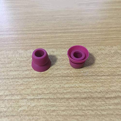 Replacement Silicone Earbuds Ear Tips Eargels Buds Set Compatible with Beats Powerbeats 3 Powerbeats 2 Wireless in-Ear Earphones (4 Pairs/Brick Red) - color: Brick Red