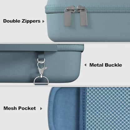ProCase Hard Case for Bose SoundLink Flex 2nd/1st Gen Speaker - Blue | Hard Travel Storage Case with Mesh Pocket, Shoulder Strap and Carabiner for Bose SoundLink Flex 2nd/1st Gen Speaker - color: Blue