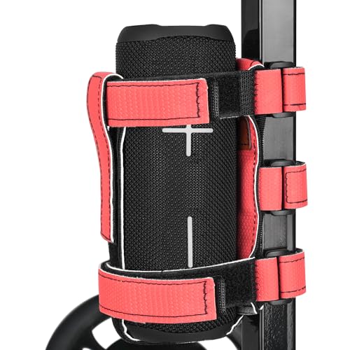 10L0L Golf Cart Speaker Mount, for Yamaha, EZGO, Club Car Carts & Bike ATV - color: Red