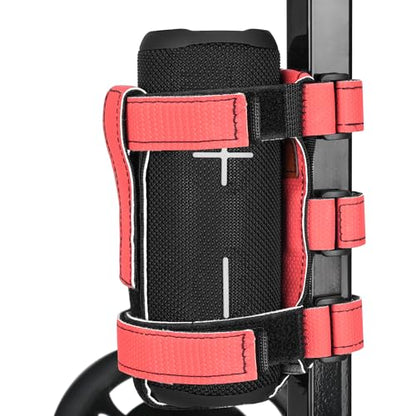 10L0L Golf Cart Speaker Mount, for Yamaha, EZGO, Club Car Carts & Bike ATV - color: Red