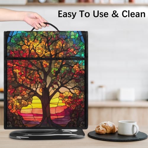 Kitchen Aid Mixer Cover Compatible with 6-8 Quarts Glowing Tree of Life Stand Mixer Cover Dust Cover with Zipper Pocket Kitchen Aid Mixer Accessories Kitchen Appliance Organizer Bag - color: Tree of live