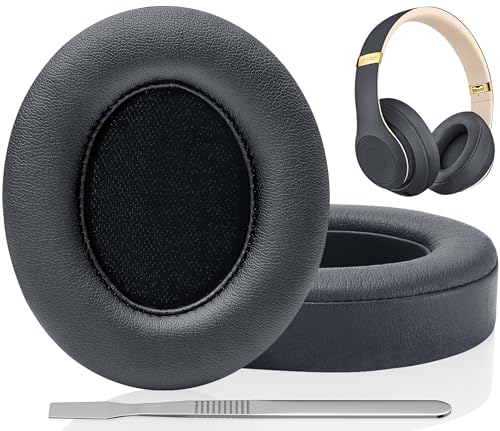 FEYCH Replacement Ear Pads for Beats Studio 3 & Studio 2 Wireless Over Ear Headphone - color: Titanium
