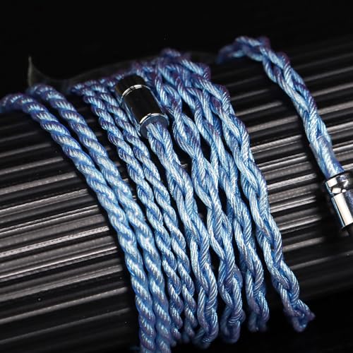 ARTTI NOVA A2 Earphone Cable 2.5/3.5/4.4mm 3in1 Plug 4 Cores 280 Strands Silver-Plated 7N OCC Copper 2pin/MMCX/QDC Detachable Earbuds Cable, IEM in-Ear Headphone Audio Cable (MMCX Bend Plug)