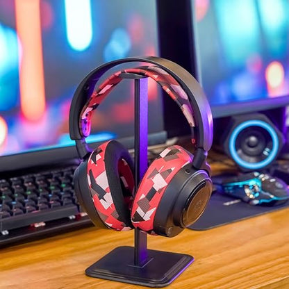 WC HeadbandZ Arctis Nova - Upgraded Silicone Headband for Arctis Nova Headsets by Wicked Cushions - Enhanced Flexibility, Comfort, and Style with Matching Earpad Designs | Red Prism - color: Red Prism