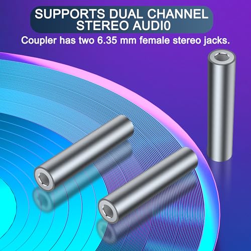 3 Pack 3.5mm Female to Female Audio Adapter, 1/8" TRRS Stereo Adapter, Gold Plated Connectors, for Mobile Phones, Tablets, Car Audio, Speakers - style: F to F