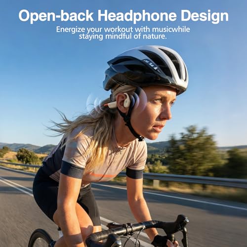 Diving & Swimming Bone Conduction Headphones – IP68 Waterproof, Open-Ear, Built-in MP3 & Bluetooth 6.0, Magnetic Charging, TUV Certified 10m Diving, 15H Playback – Orange - color: Orange