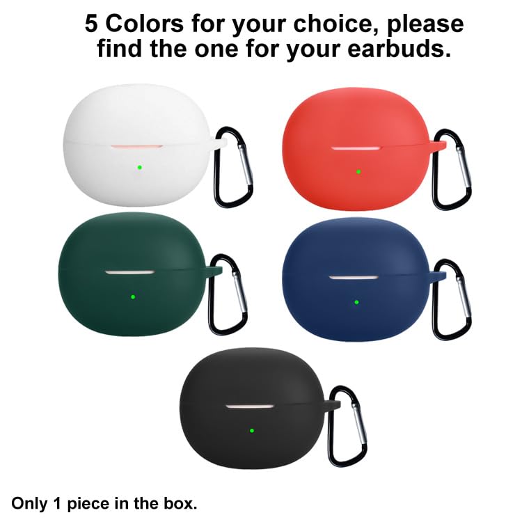 Silicon Case Cover Compatible with King Lucky Clip on Earbuds Open Ear Headphones i121 True Wireless Earbuds - color: Green