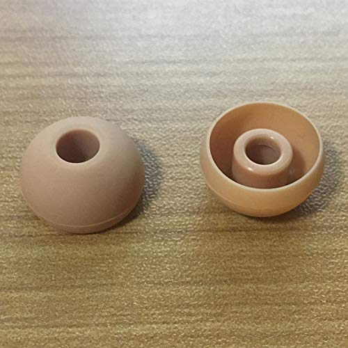 Replacement Silicone Earbuds Ear Tips Eargels Buds Set Compatible with Beats Powerbeats 3 Powerbeats 2 Wireless in-Ear Earphones (4 Pairs/Gold) - color: Gold