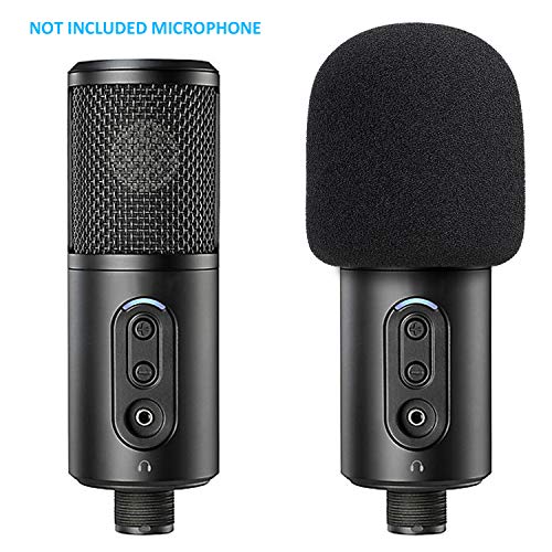 ATR2500x Pop Filter Foam Cover - Mic Windscreen Customized for Audio Technica ATR2500x-USB, ATR2500-USB Cardioid Condenser USB Microphone to Blocks Out Plosives