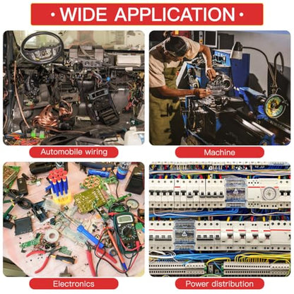 5 Pairs Spade Terminal Crimp Terminals Crimp Barrier Spades Copper Spade Crimp Connectors 8ga Terminal Speaker Wire Connectors