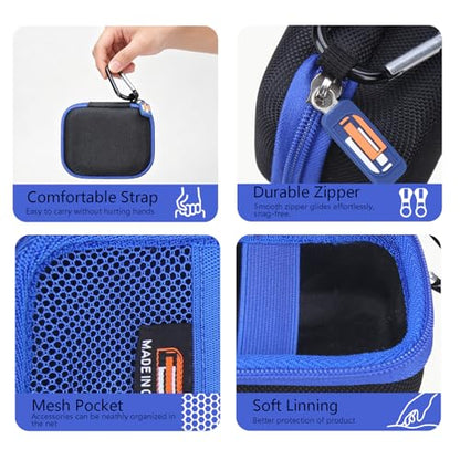 Legestori Hard Carry Case Compatible with Maybesta/Mini Mic Pro/BOYA BOYALINK/BOYA BY-V20/Caiord/Pqrqp/Nptcl/Bulatry/Maxtop Mics Wireless Microphones, Portable Protective Travel Case Only