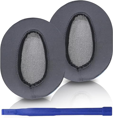 WH-CH710N Replacement Earpads Ear Cushions, Ear Pads for Sony WH-CH700N, WH-CH710N, WH-CH720N Headphones, Ear Cushions with Soft Ice Silk, Ear Comfort Memory Foam (Black) | Softer Ice Silk Fabric & High-Density Memory Foam Earpads for Sony Headphones - co