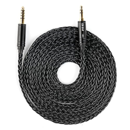 keephifi 6ft 4.4mm Replacement Audio Cable for Beats - KBEAR Male to Male Braided 4N OFC Stereo Jack Cable, Aux Cord for Solo2 Solo3/Sony WH 1000xm5 WH-1000XM5/Car Home Stereo/Tablet/Speaker - size: 2m, style: 4.4 to 3.5