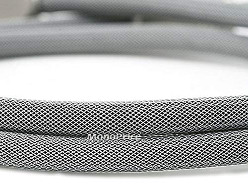Monoprice Premium S/PDIF (Toslink) Digital Optical Audio Cable - Silver - 3 Feet | Heavy Duty Mesh Jacket, Metal Connector Heads, For Play Station, Xbox one, Home theater & More - size: 3ft